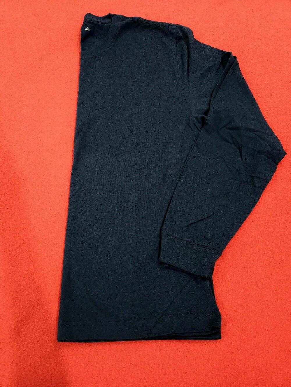 Men's Hollister Blue Long-Sleeve Crewneck Shirt Large NEW